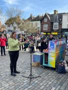 National Piano Day, Market Square Hitchin 7